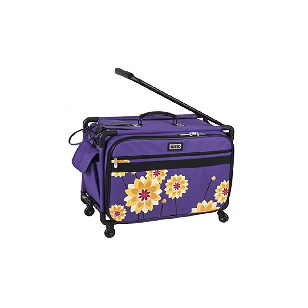 Tutto 22 inch Large Purple Dahlia on Wheels (2007 - DAHLIA) - Sewingmachinesplus.com