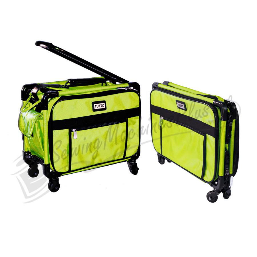 17" Tutto Small Carry-On Luggage on Wheels - LIME