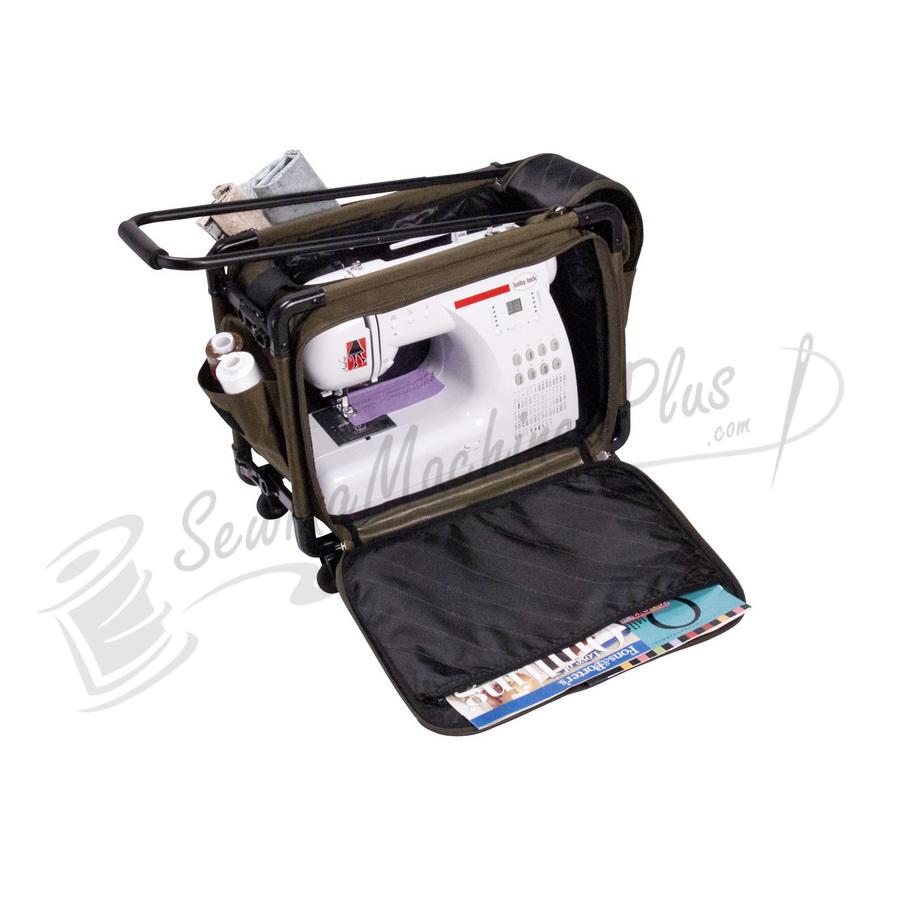 17" Tutto Small Carry-On Luggage on Wheels - OLIVE