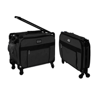 Tutto 17 inch Small Carry-On w/Wheels-Black (2009-BLK)