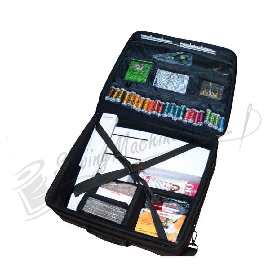 Tutto 20" Embroidery Project Bag - BLACK