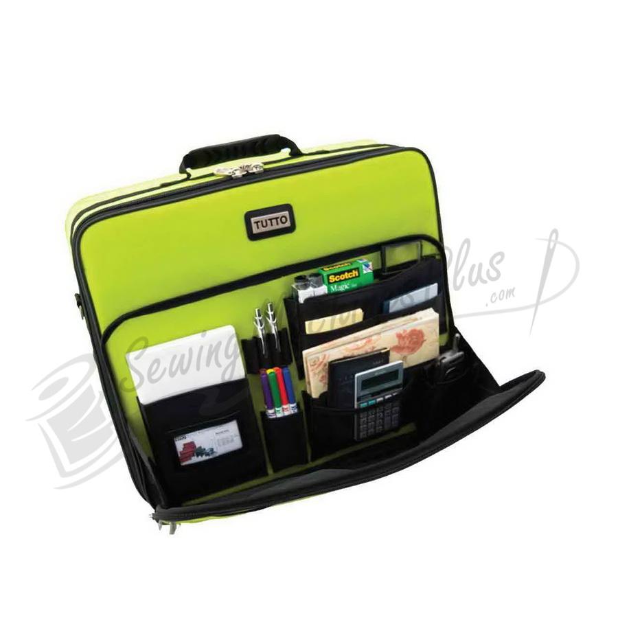 Tutto 20" Embroidery Project Bag - LIME