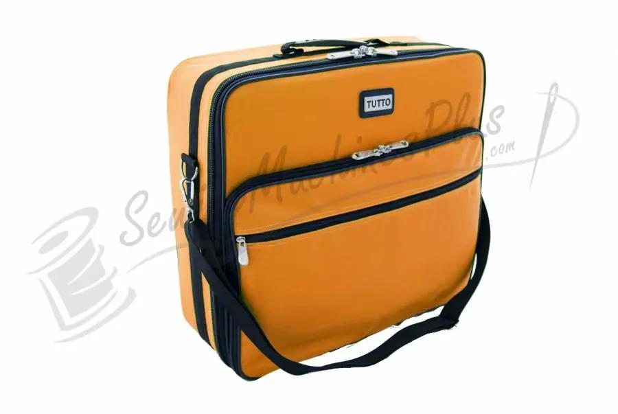 Tutto 20" Embroidery Project Bag - ORANGE
