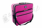 Tutto 20-inch embroidery project bag, pink machine bag by Tutto with front zipper pocket