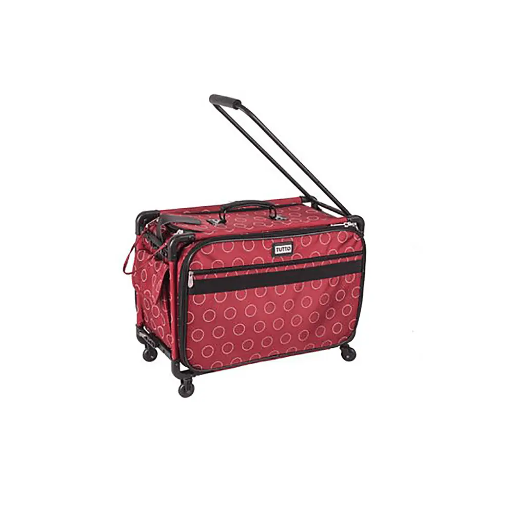 Tutto 22inch Large Red Dotted Circle on Wheels (2007 - REDDOT) - Sewingmachinesplus.com