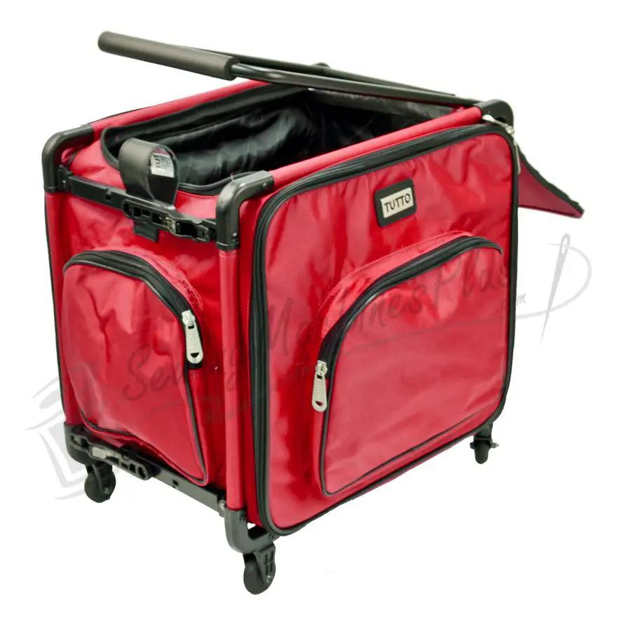Tutto 20" Serger On Wheels - RED - Sewingmachinesplus.com