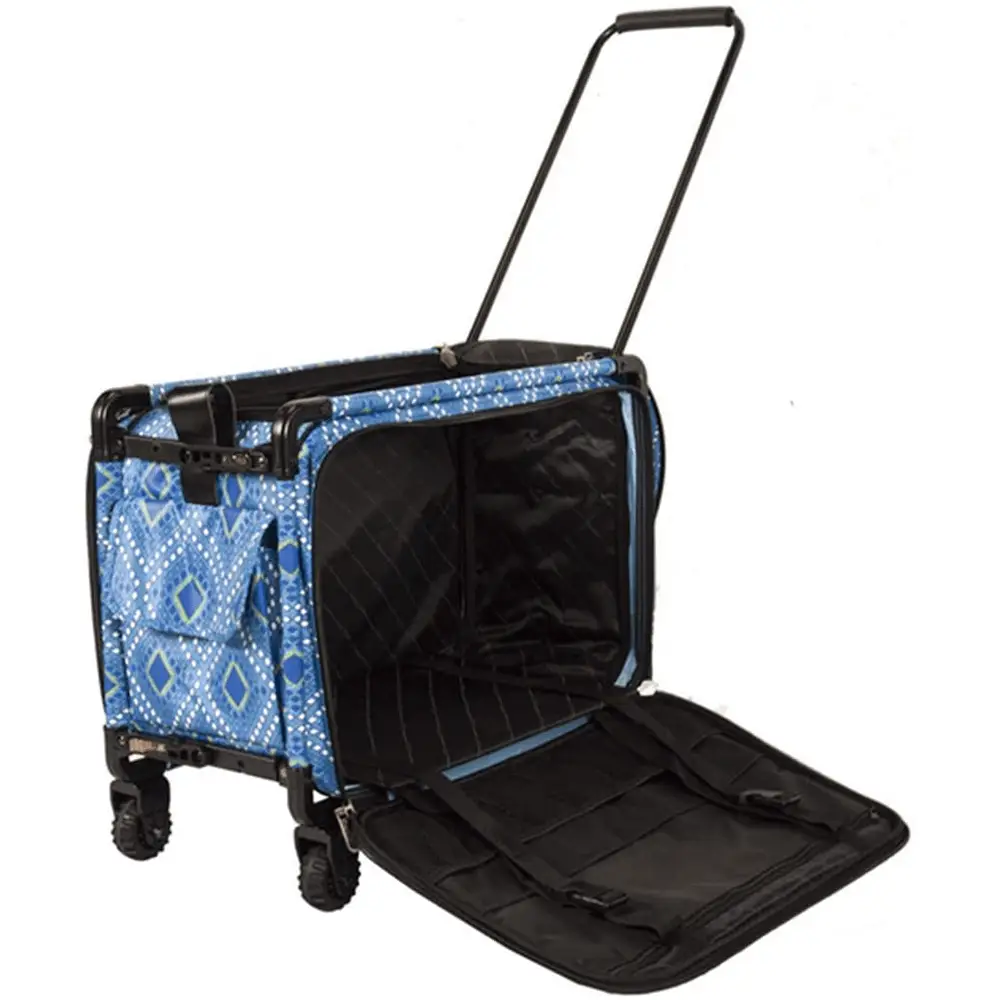 Tutto 24 inch XLarge Blue Modern Monster Machine on Wheel (2000 - BLUEM) - Sewingmachinesplus.com