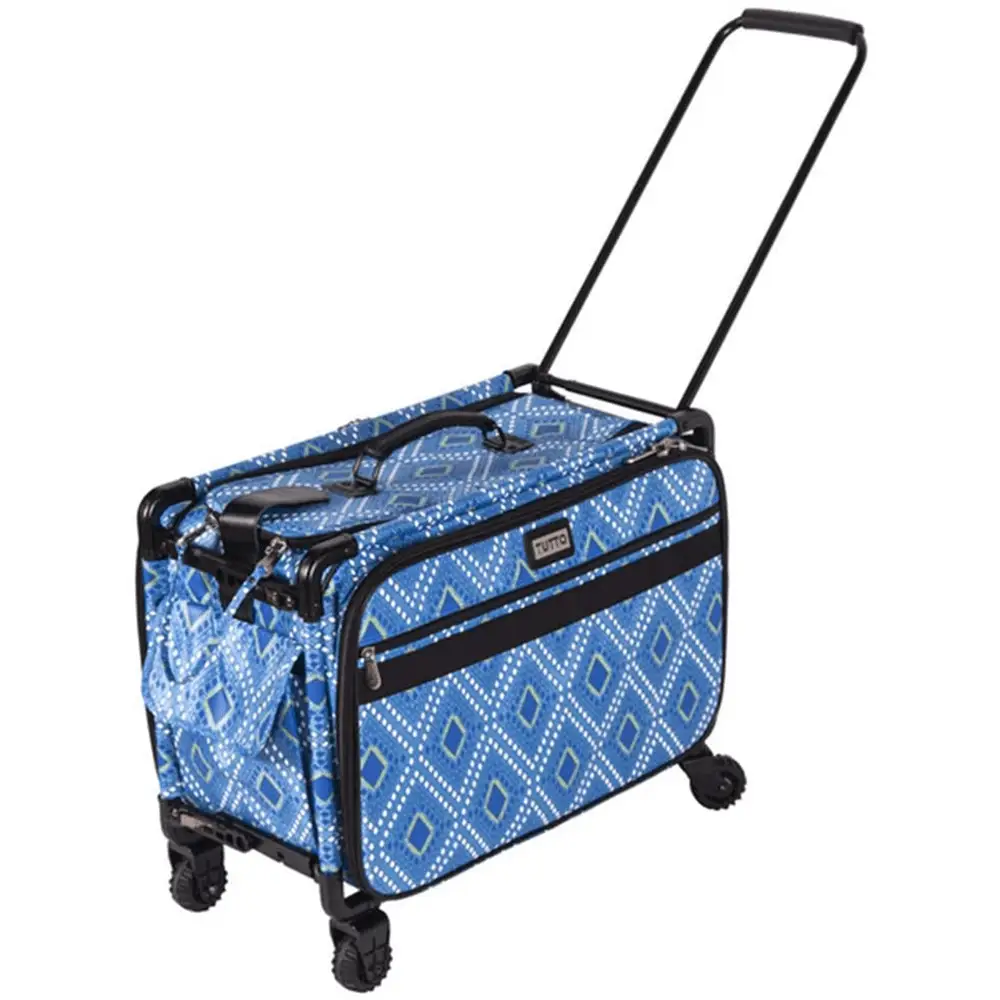 Tutto 24 inch XLarge Blue Modern Monster Machine on Wheel (2000 - BLUEM) - Sewingmachinesplus.com