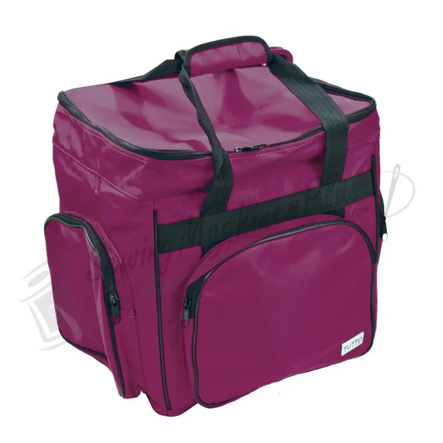 Tutto Serger/Accessory Bag - BURGUNDY - Sewingmachinesplus.com
