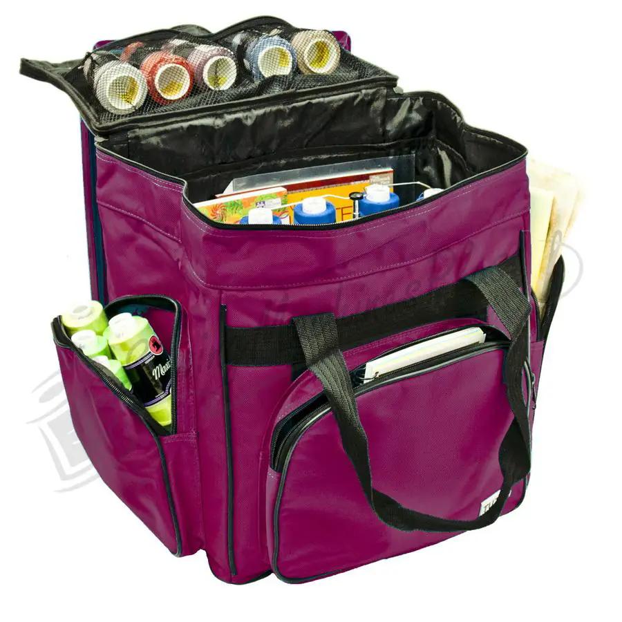 Tutto Serger/Accessory Bag - BURGUNDY - Sewingmachinesplus.com
