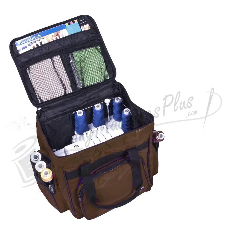Tutto Serger/Accessory Bag - CHOCOLATE - Sewingmachinesplus.com