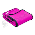 Tutto Serger/Accessory bag, pink with black trim, for sewing machine accessories.