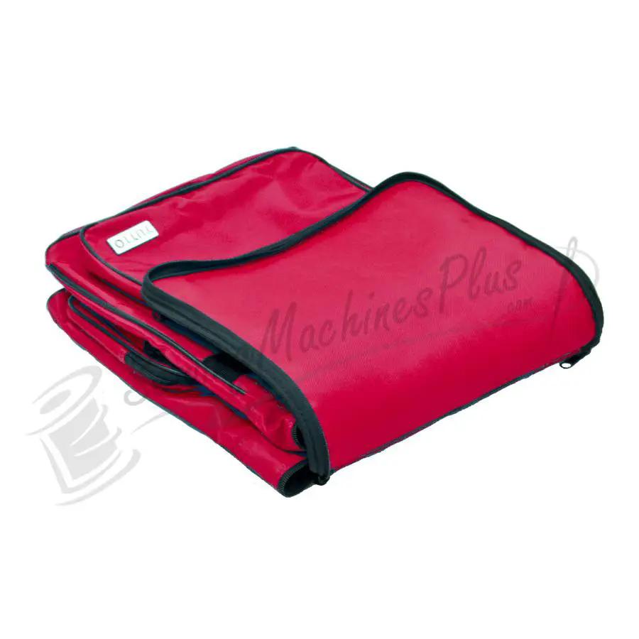 Tutto Serger/Accessory Bag, red with black trim and handles