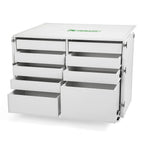 Kangaroo Sewing Furniture Aussie Studio and Dingo II WHITE Sewing Cabinets with Air Lift (AS-WHT)