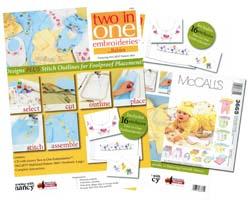 Two in one embroideries for babies PSEB