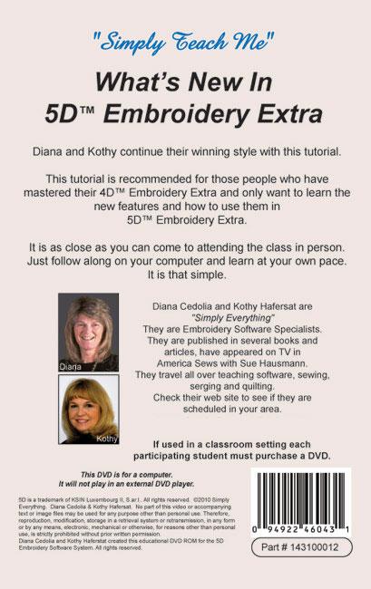 Simply Teach Me - Whats New in 5D Embroidery