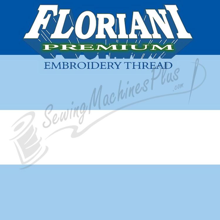 V11 - Floriani Variegated Embroidery Thread, Royal Blue Stripe, 1,100yd spool