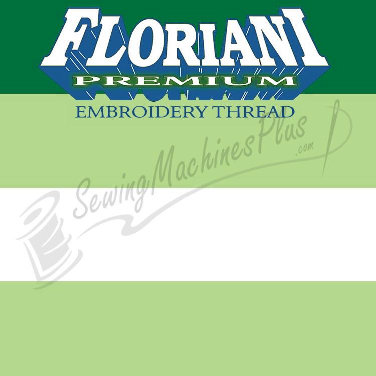 V19 - Floriani Variegated Embroidery Thread, Green Meadow Stripe, 1,100yd spool