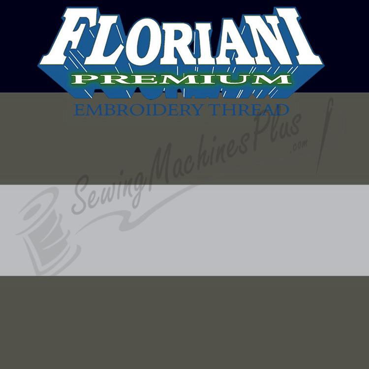 V24 - Floriani Variegated Embroidery Thread, Black Stripe, 1,100yd spool