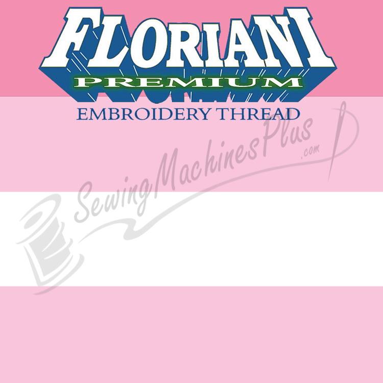 V38 - Floriani Variegated Embroidery Thread, Pink Stripe, 1,100yd spool