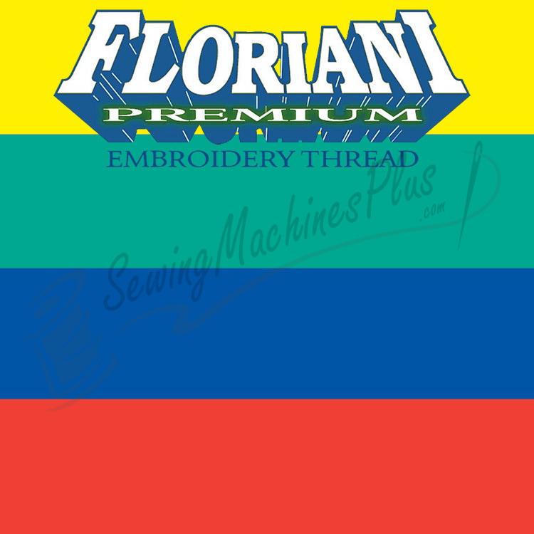 V50 - Floriani Variegated Embroidery Thread, Rainbow, 1,100yd spool