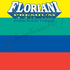 V50 - Floriani Variegated Embroidery Thread, Rainbow, 1,100yd spool
