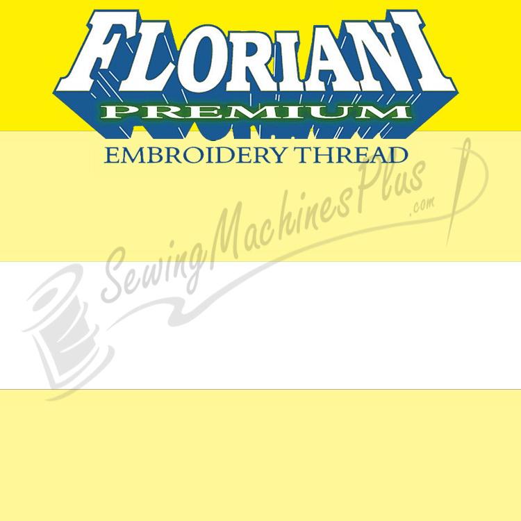 V53 - Floriani Variegated Embroidery Thread, Yellow Stripe, 1,100yd spool
