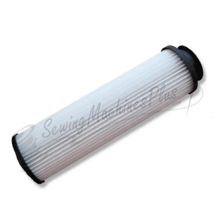 Hoover WindTunnel vacuum filter cartridge, white pleated design with black end caps, 1-pack