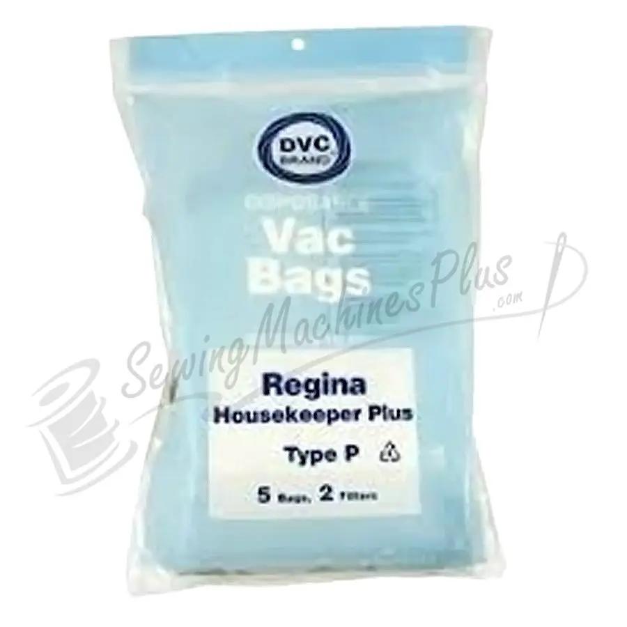 Regina Type P paper bags 5-pack, blue, DVC brand