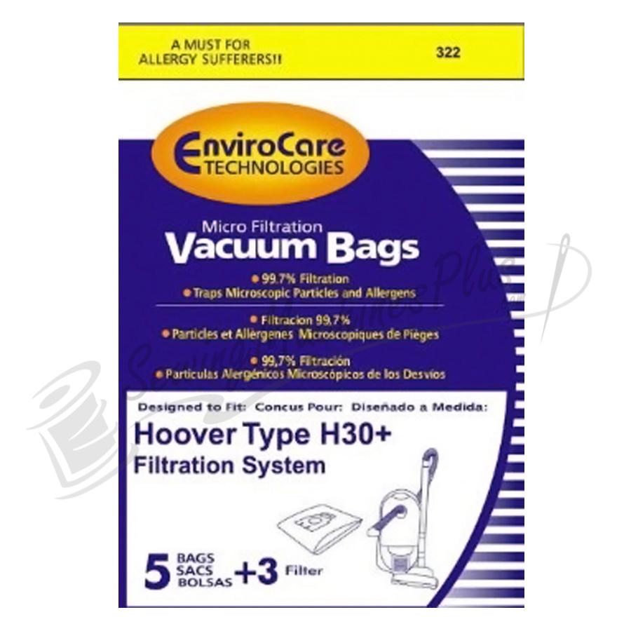 Hoover Runabout 5pk Type H30 Paper w/3 filters canister (06.466)
