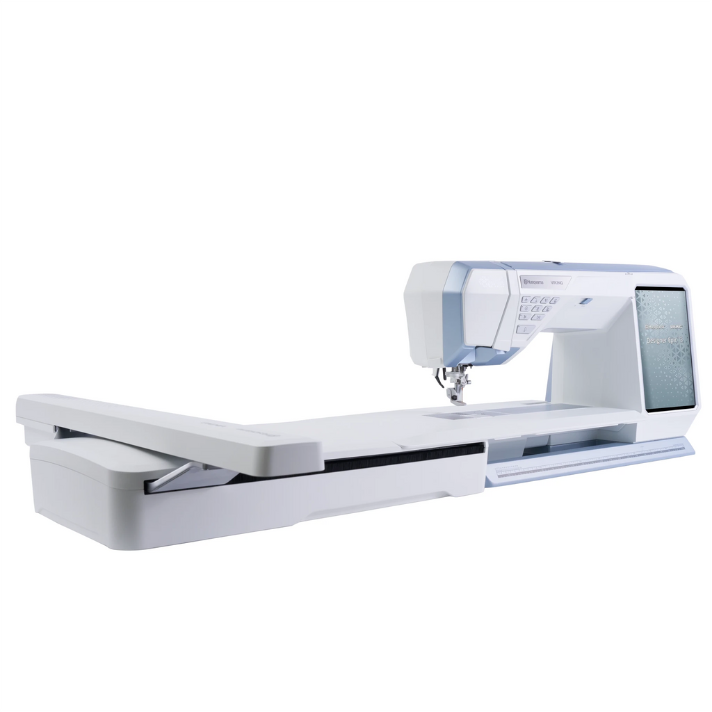 HUSQVARNA VIKING DESIGNER EPIC 3 Sewing & Embroidery Machine Nordic Frost - Sewingmachinesplus.com