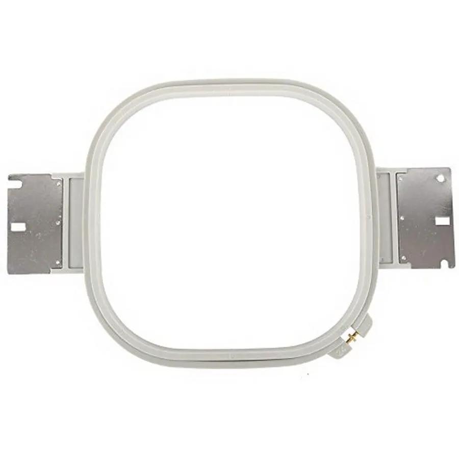 Sew Tech Melco 400 mm Arm embroidery frame, grey plastic hoop with metal mounting brackets