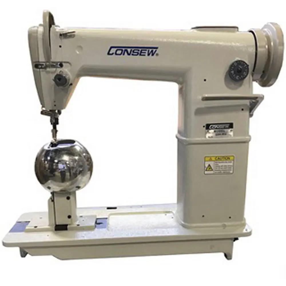 Consew Model 228R - WIG High Speed, Post Type, Single Needle, Drop Feed, Lockstitch Machine with Spherical needle area - Sewingmachinesplus.com