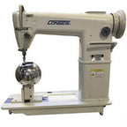 Consew Model 228R - WIG High Speed, Post Type, Single Needle, Drop Feed, Lockstitch Machine with Spherical needle area - Sewingmachinesplus.com