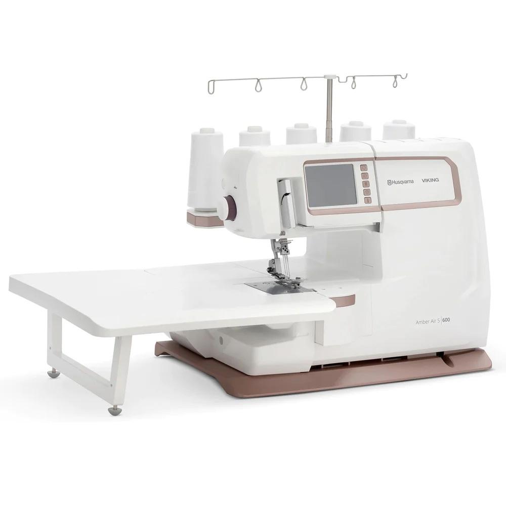 Husqvarna Viking Amber Air S600 Coverlock - Sewingmachinesplus.com