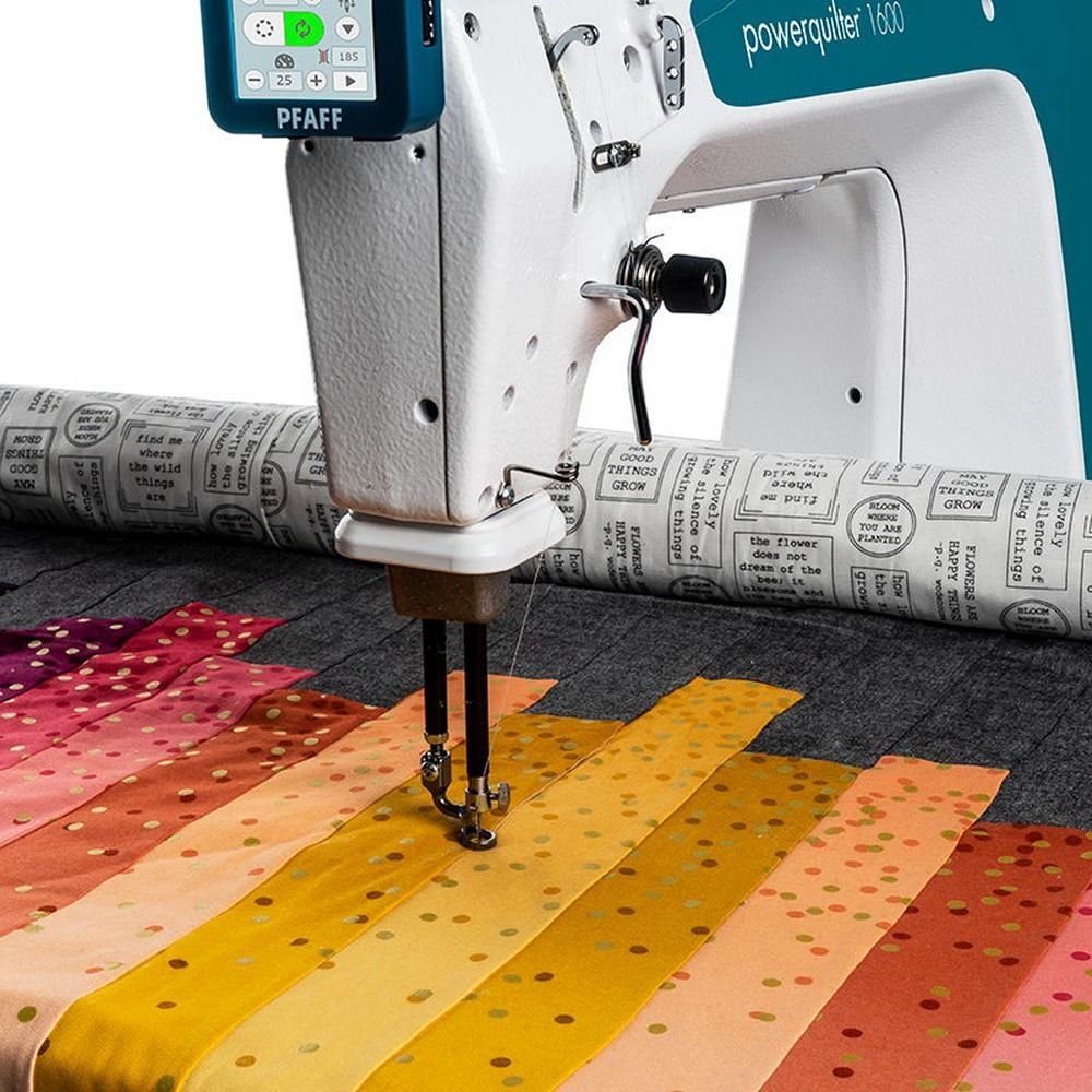 PowerQuilter 1600 Sitdown Long Arm Quilting Machine with Quilt Vision table (Refurbished) - Sewingmachinesplus.com