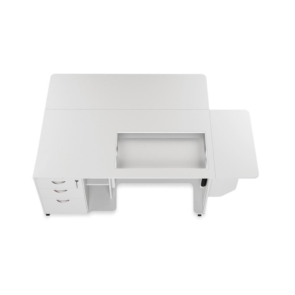 Sydney Lite Sewing Cabinet Electric Lift, Multiple Finishes Available - Sewingmachinesplus.com
