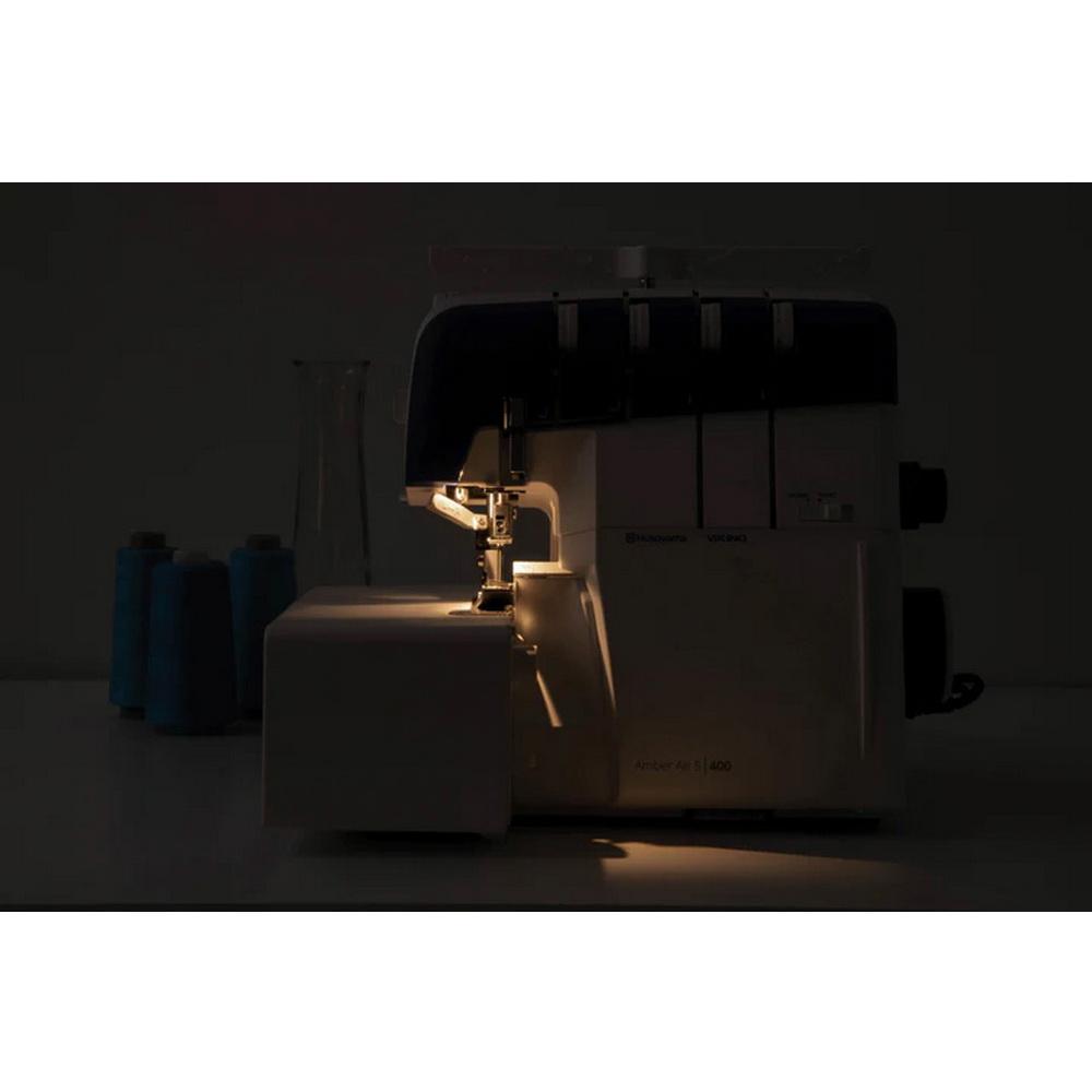 Husqvarna Viking Amber Air S400 Overlocker - Sewingmachinesplus.com