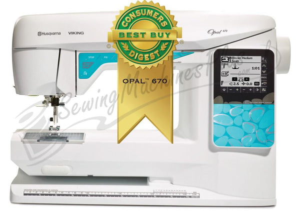 Husqvarna Viking Opal 670 Sewing Machine FREE $125.00 GIFT CARD