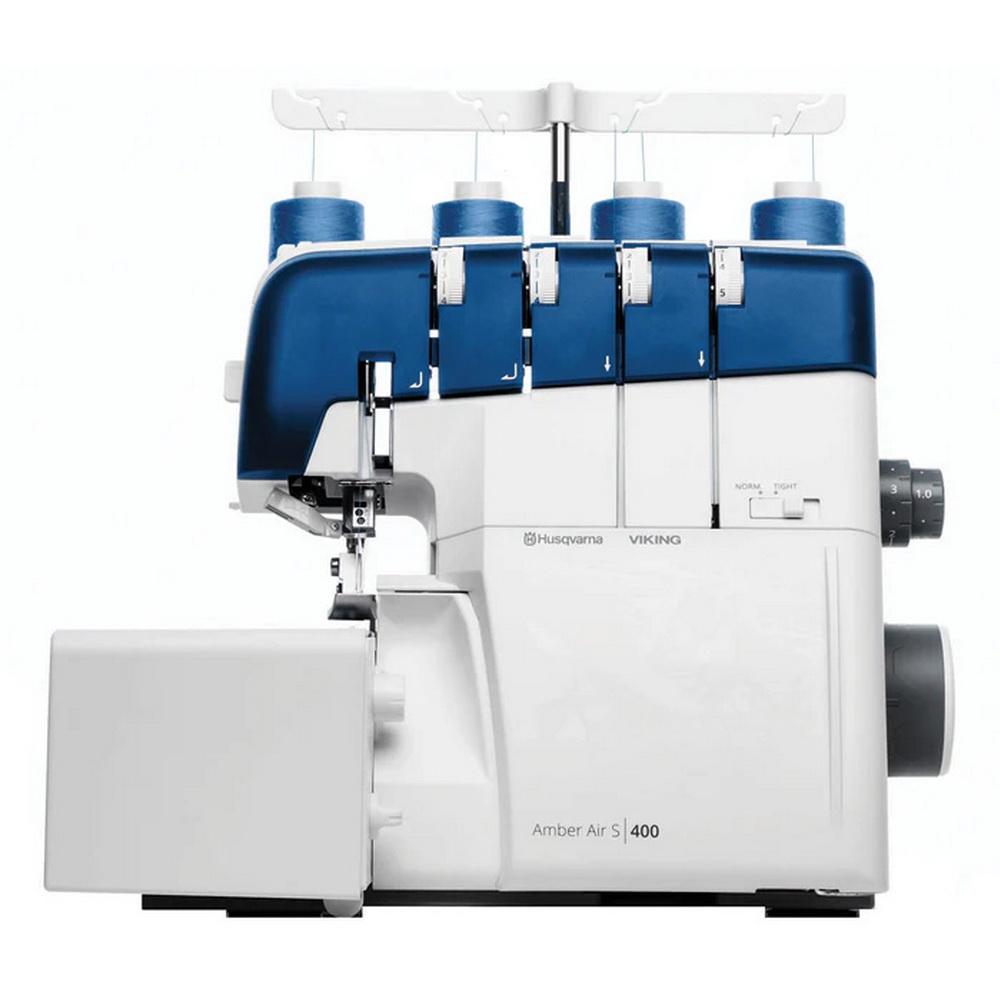 Husqvarna Viking Amber Air S400 Overlocker - Sewingmachinesplus.com