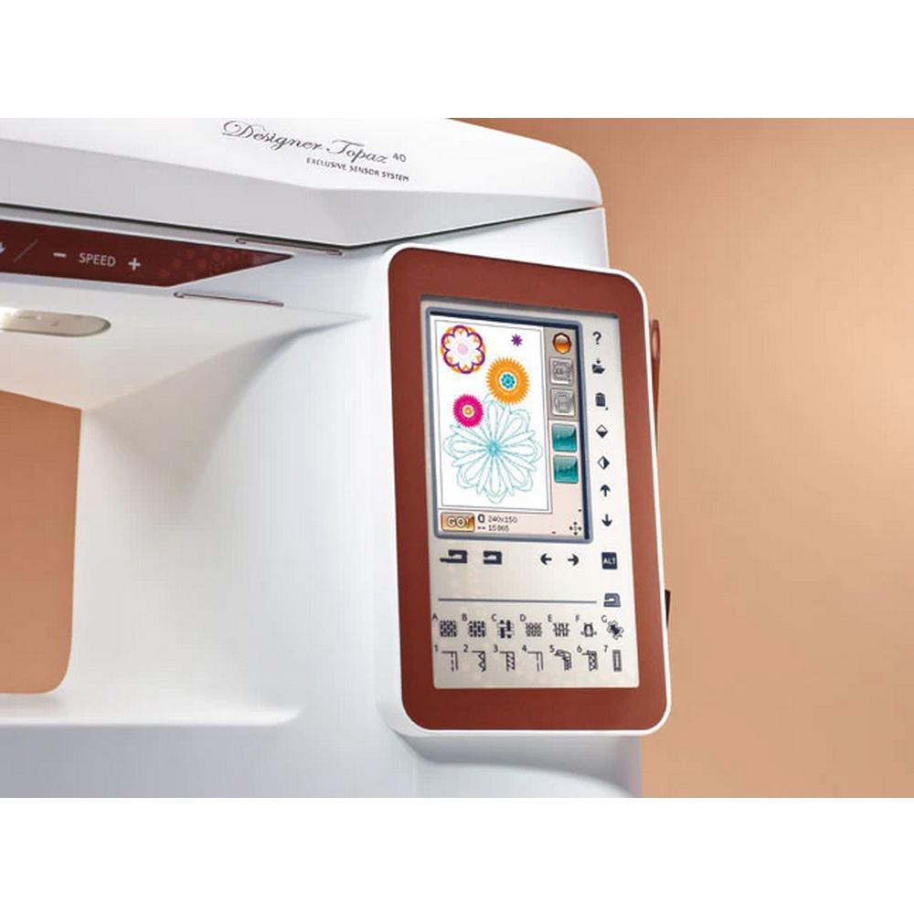 Husqvarna Viking Designer Topaz 40 Sewing and Embroidery Machine - Sewingmachinesplus.com