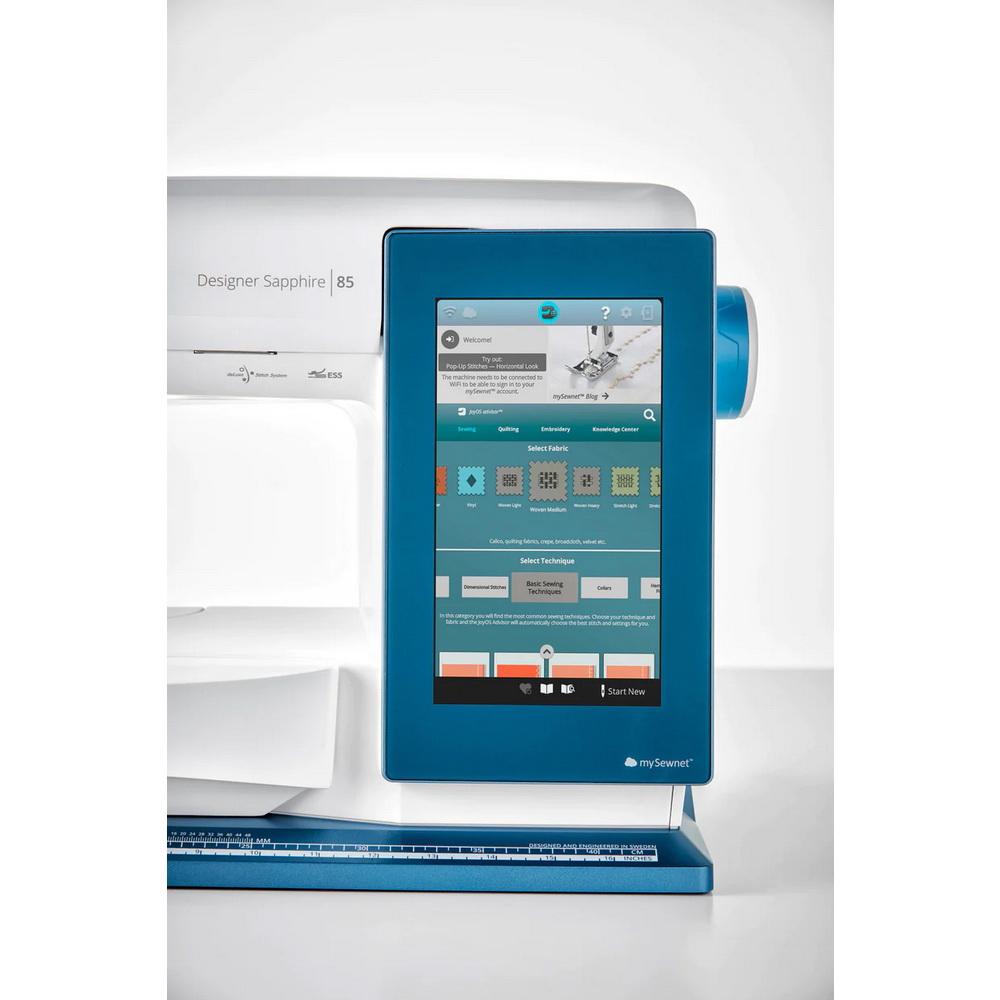 Husqvarna Viking Designer Sapphire 85 Sewing and Embroidery Machine - Sewingmachinesplus.com