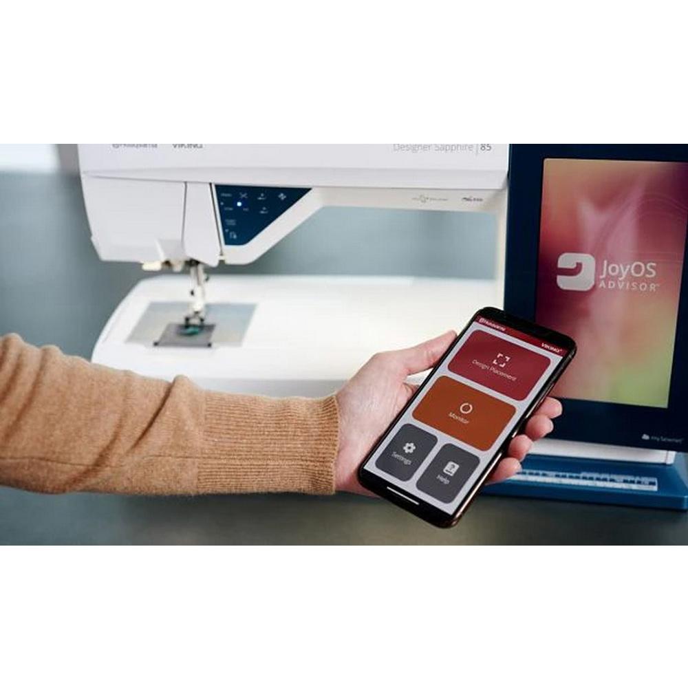 Husqvarna Viking Designer Sapphire 85 Sewing and Embroidery Machine - Sewingmachinesplus.com