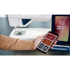 Husqvarna Viking Designer Sapphire 85 Sewing and Embroidery Machine - Sewingmachinesplus.com