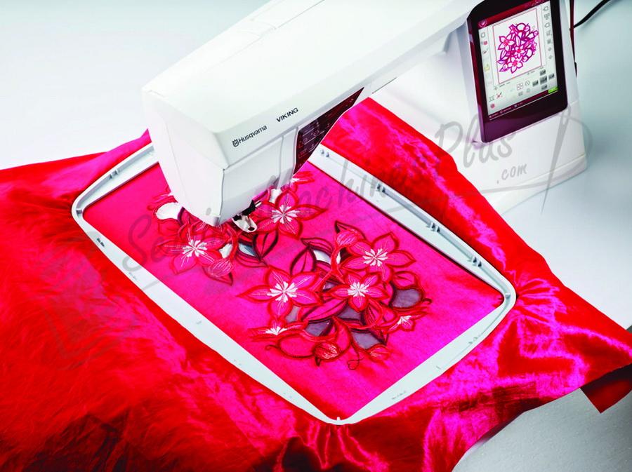 Husqvarna Viking Designer Ruby deLuxe Sewing and Embroidery Machine