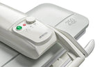 Elna Elnapress EP250 steam press in white with control panel and green power button