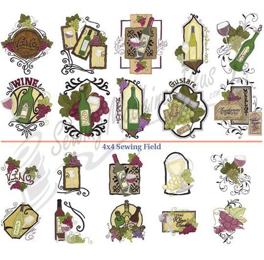 Dakota Collectibles From the Vineyard Embroidery Designs - 970352
