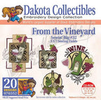 Dakota Collectibles From the Vineyard Embroidery Designs - 970352