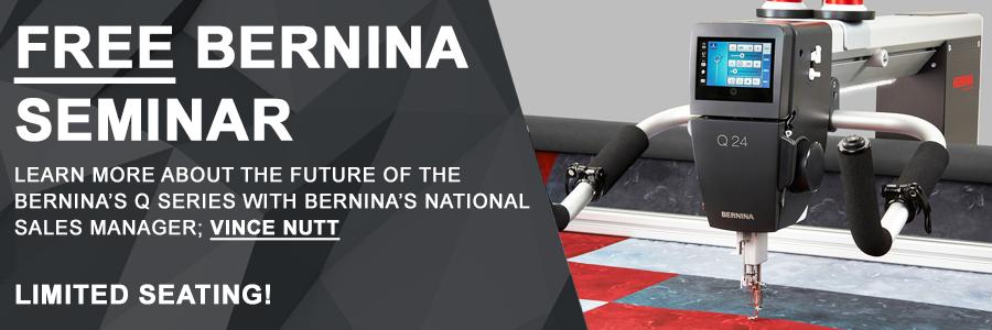 Free Bernina Seminar Banner 