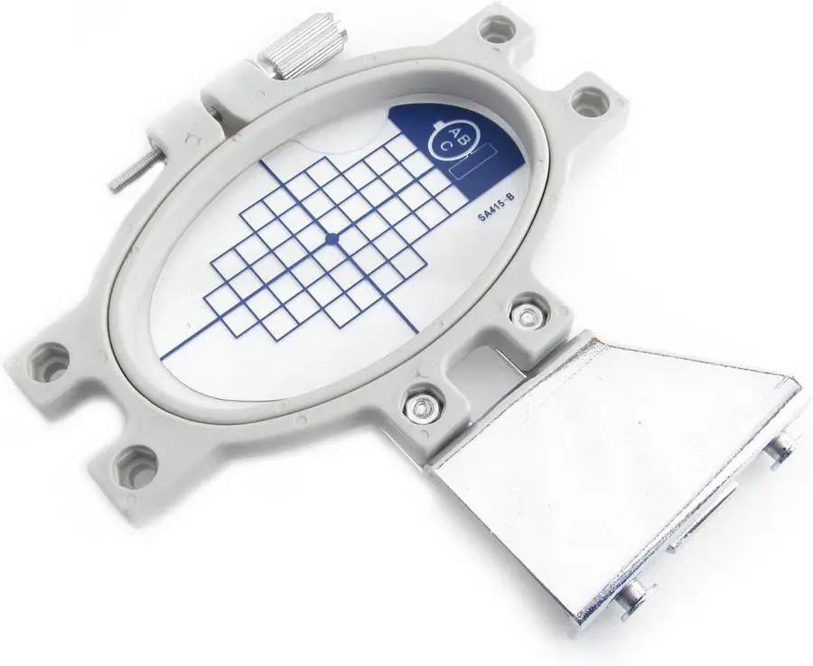 Sew Tech embroidery pocket hoop 20mm x 60mm (SA415 EF30) in gray metal